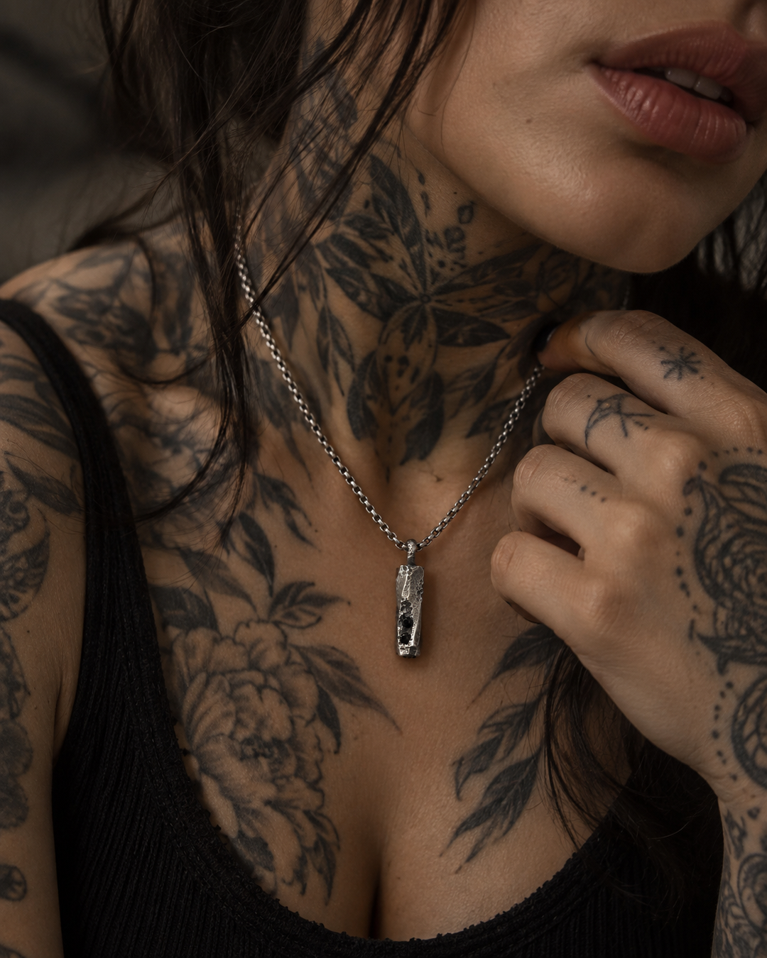 Raw V Pendant