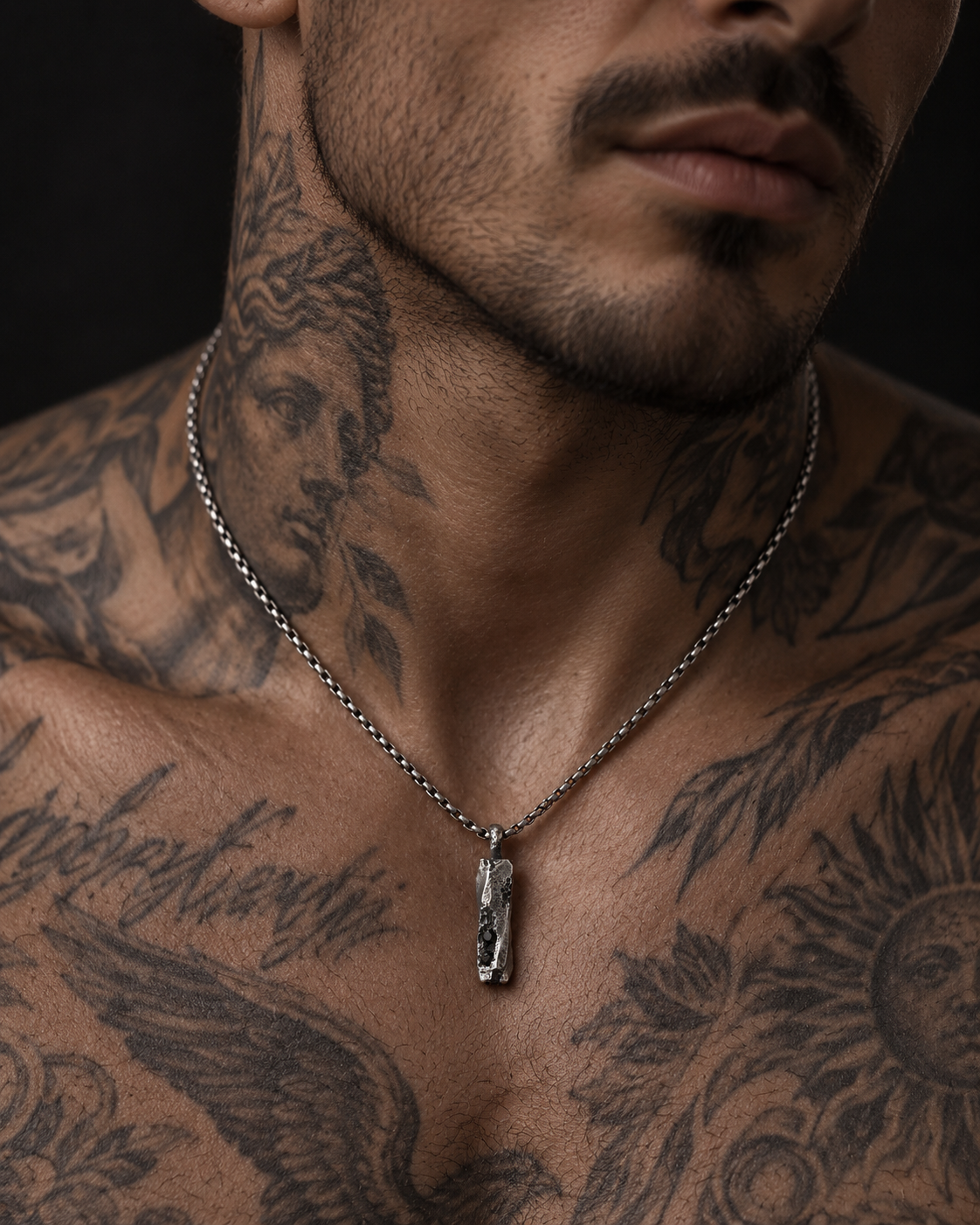 Raw V Pendant