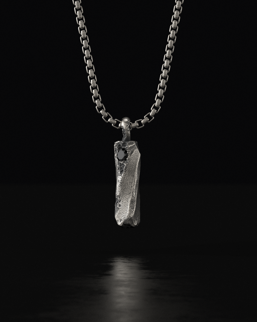 Raw V Pendant