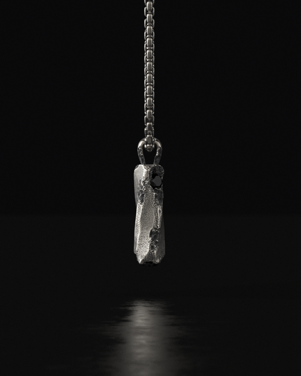 Raw V Pendant